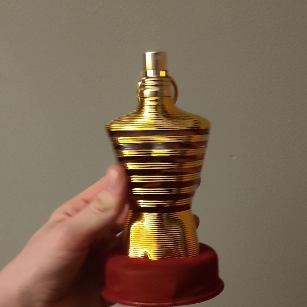 1:1 Jean Paul Gaultier Le Male Elixir Metallic Gold Canister Cologne - Picture 3 of 4